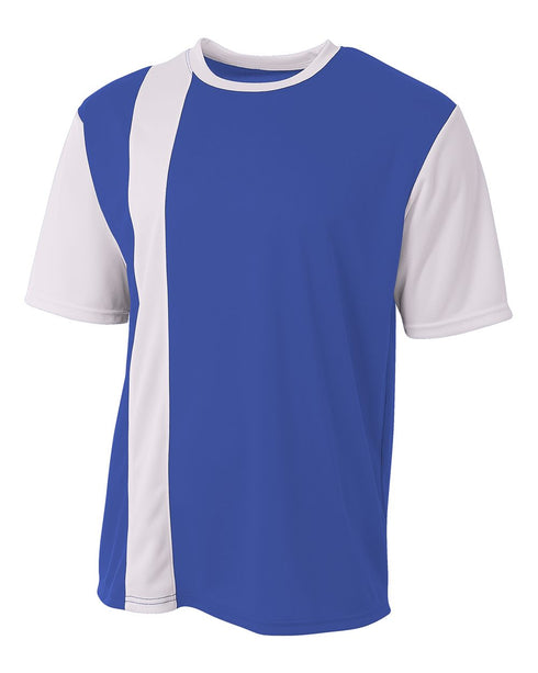 A4 Youth Legend Soccer Jersey (NB3016), Color 'Royal/White'